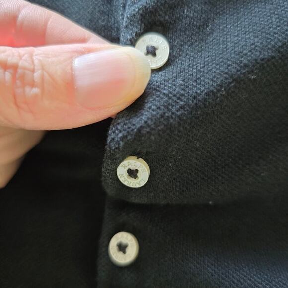 Ralph Lauren Polo Bear Youth Girl's Polo Shirt Dress Short Sleeve Black L(12-14) - Picture 5 of 7